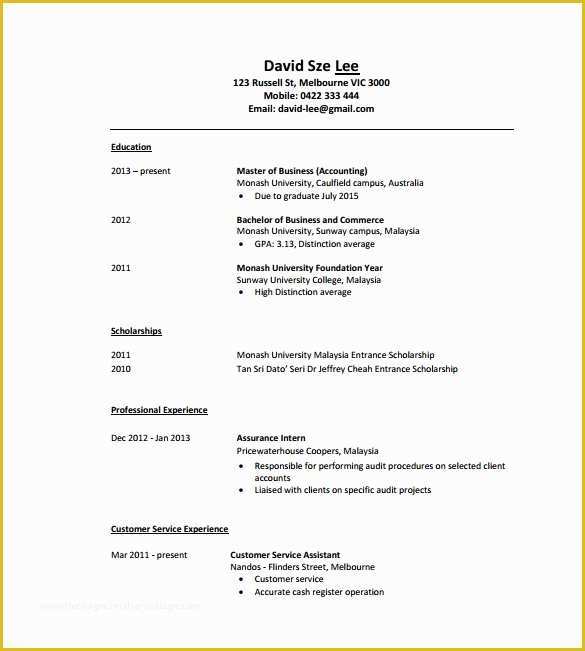 Free Resume Templates Download Pdf Of 8 Tutor Resume Templates – Samples Examples &amp; format