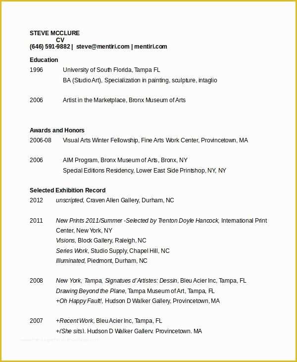 Free Resume Templates Download Pdf Of Artist Resume Template Best Resume Collection