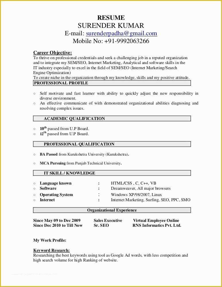 Free Resume Templates Download Pdf Of Free Resume Templates Pdf Resume Resume Examples