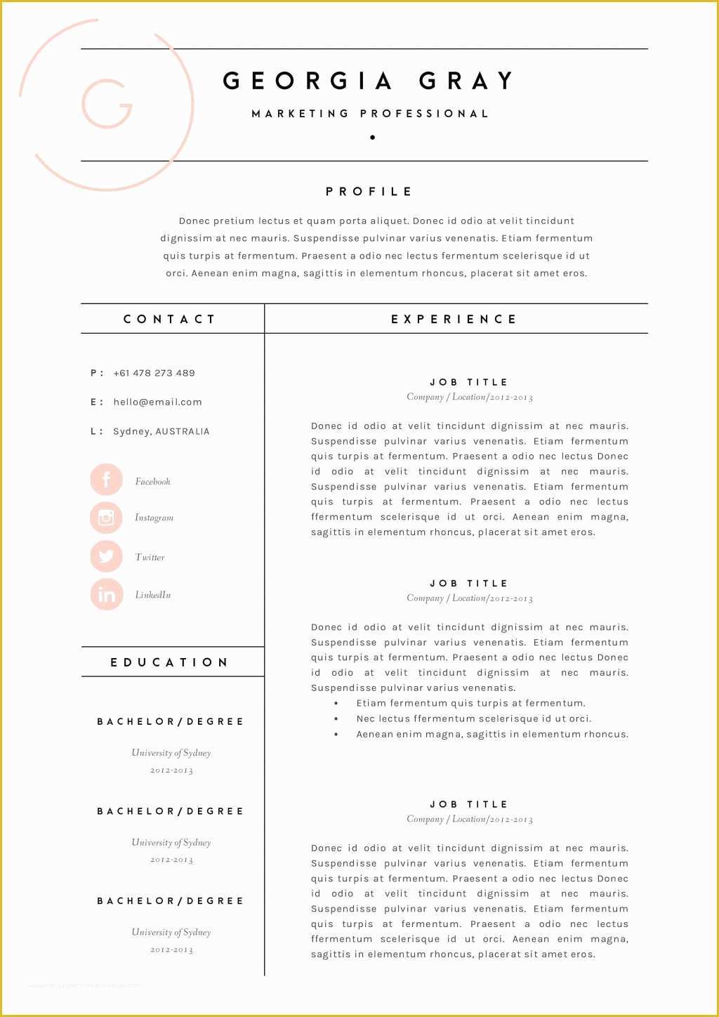 Free Resume Templates Download Pdf Of Resume and Template Fashion Resume Templates Free Sample