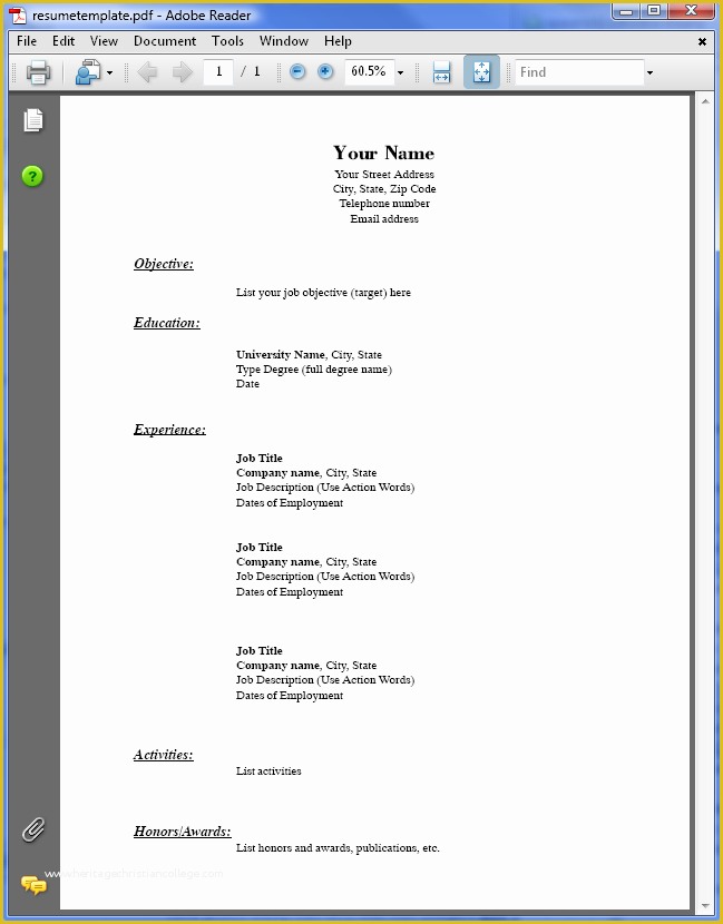 Free Resume Templates Download Pdf Of Search Results for “simple format Resume” – Calendar 2015