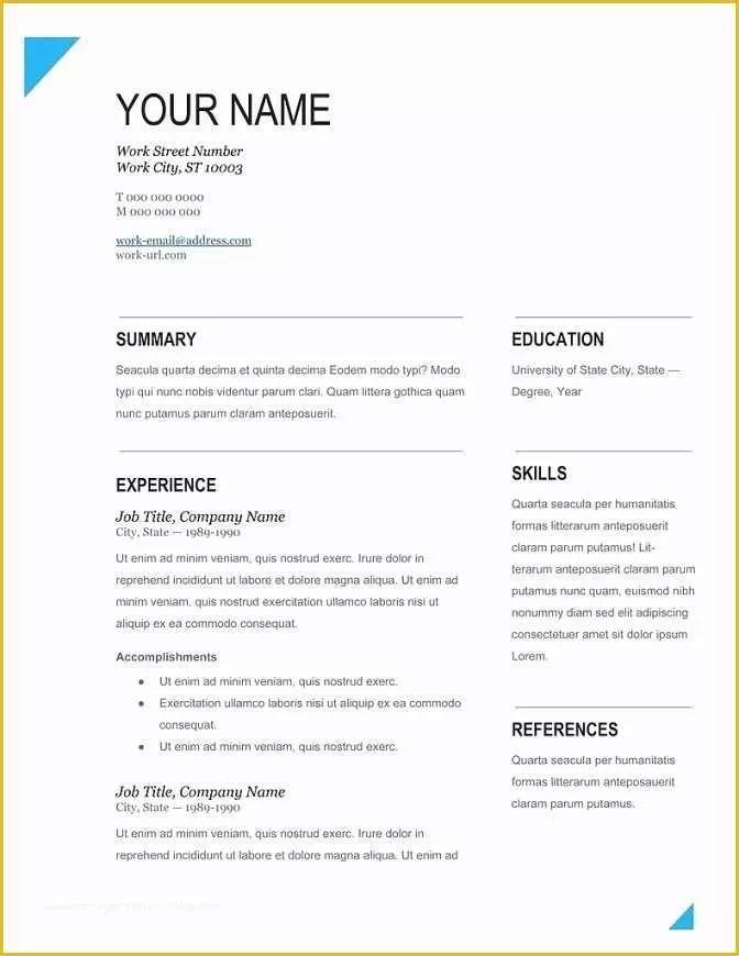 Free Resume Templates Editable Of Resume Templates You Can Edit