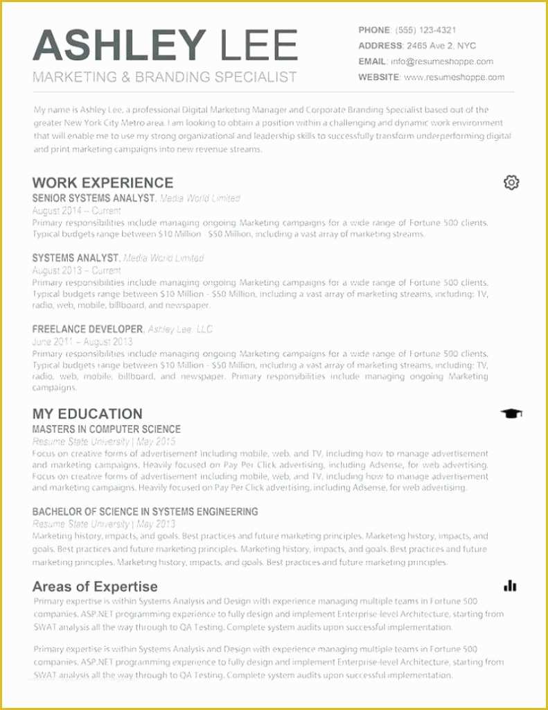 Free Resume Templates for Apple Pages Of Mac Pages Resume Templates Download