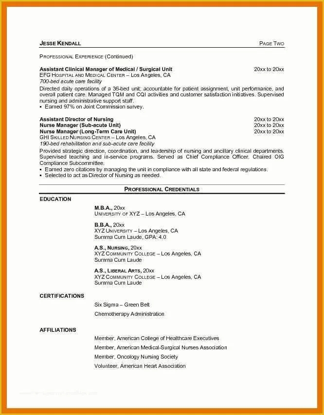 Free Resume Templates for Certified Nursing assistant Of 4 5 Sample Cna Resume