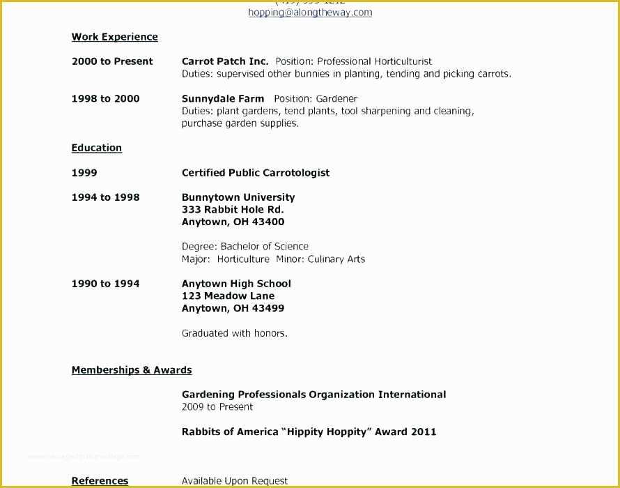 Free Resume Templates for First Time Job Seekers Of First Time Resume Templates Resume First Job Template