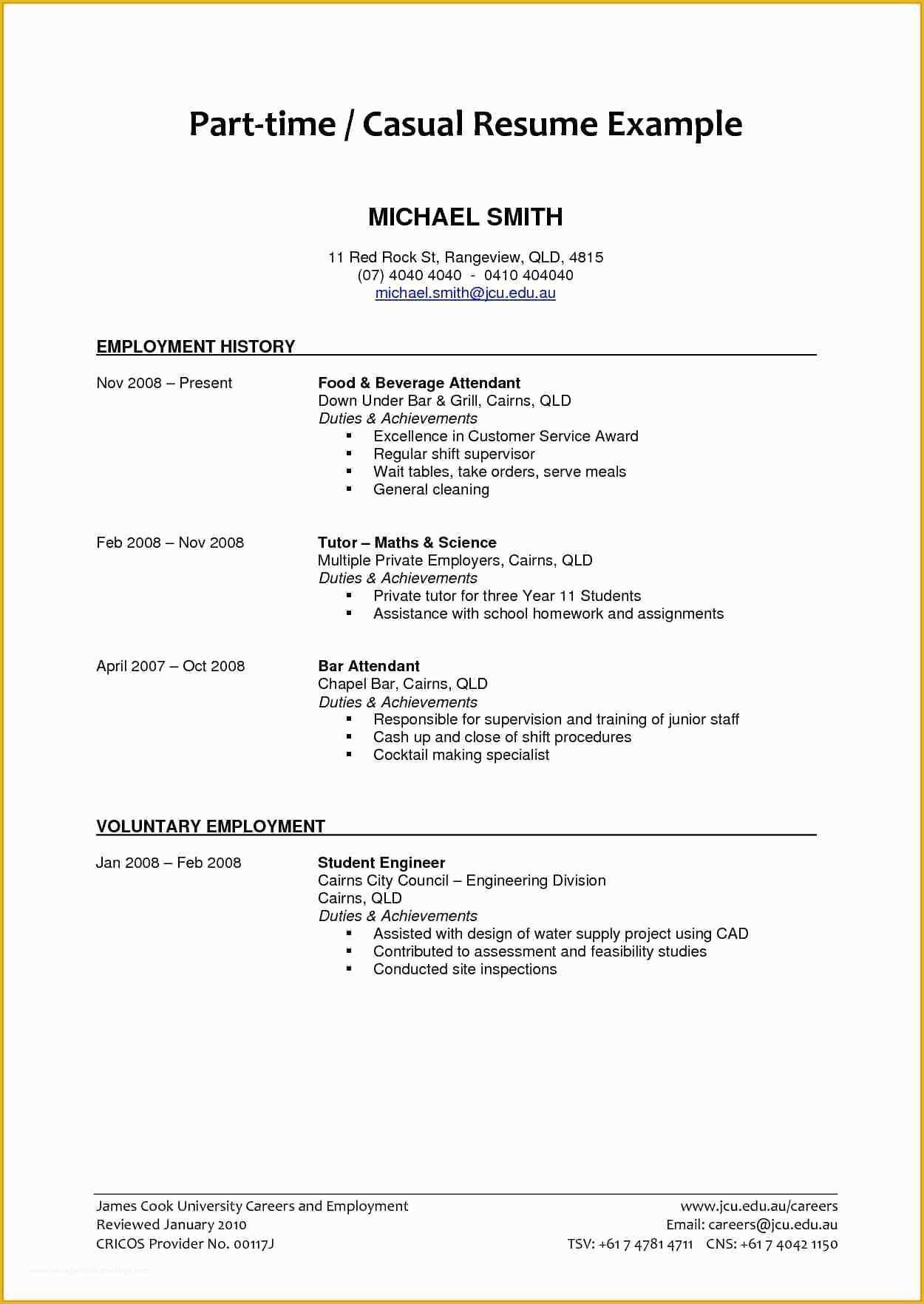 56 Free Resume Templates for First Time Job Seekers