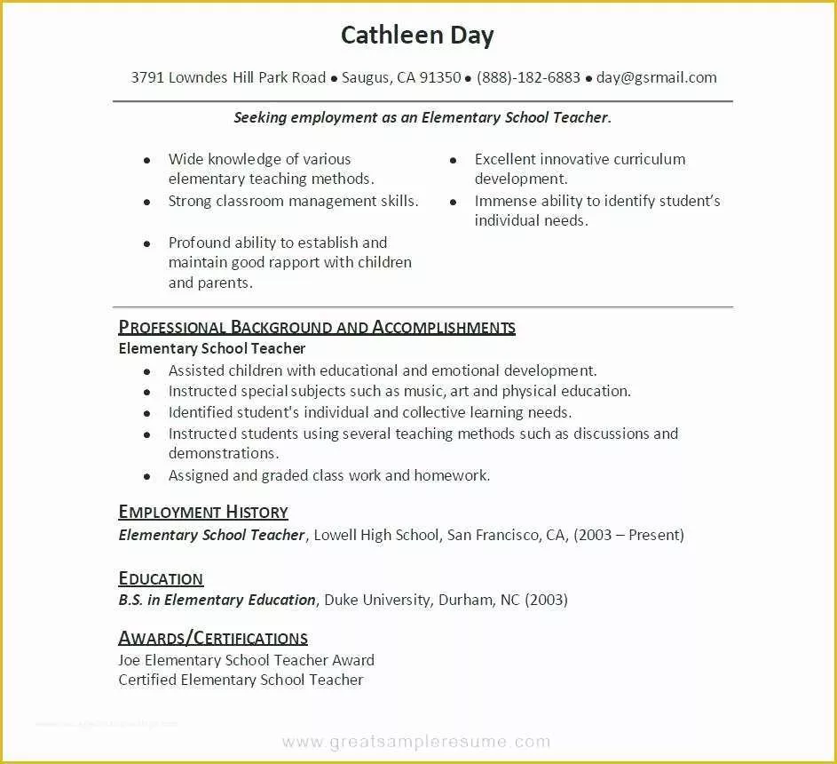 33 Free Resume Templates for Highschool Students with No Work Experience