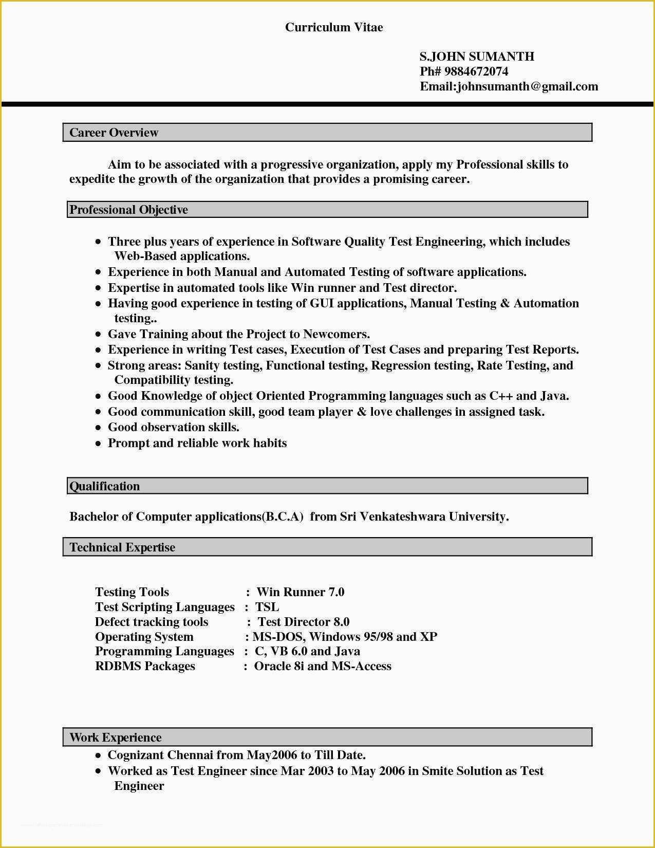 Free Resume Templates for Libreoffice Of 12 Libre Fice Resume Template Examples