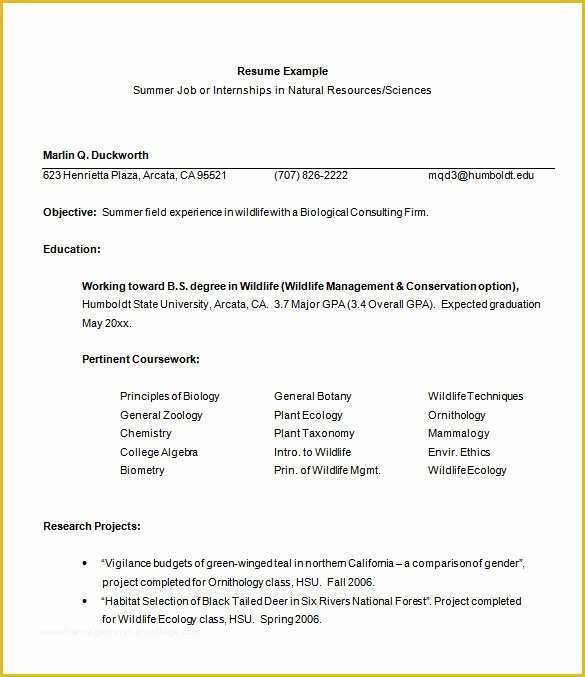 Free Resume Templates for Libreoffice Of Libreoffice Resume Template