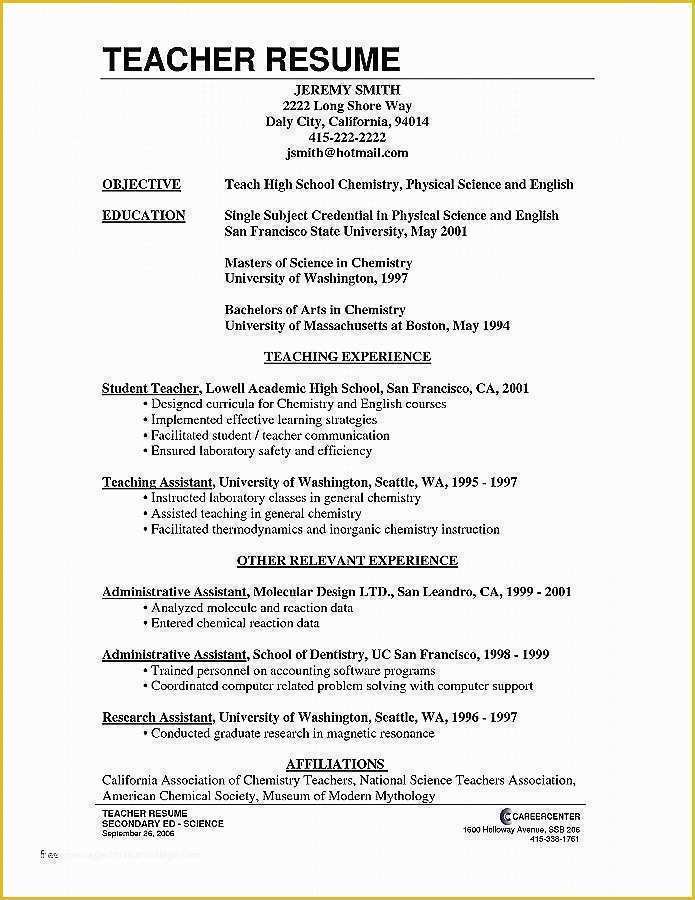 Free Resume Templates for Libreoffice Of Resume Template Libreoffice 2018 Standard Resume Template