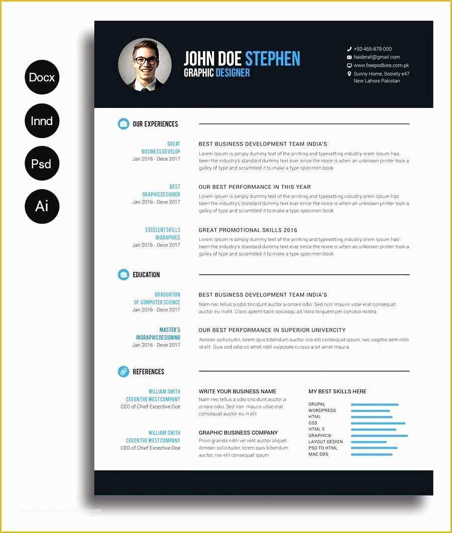 Free Resume Templates for Mac Of 5 Cv Template Word Mac Download