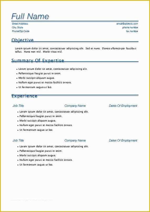 Free Resume Templates for Mac Of Apple Resume Templates Free Resume Resume Examples