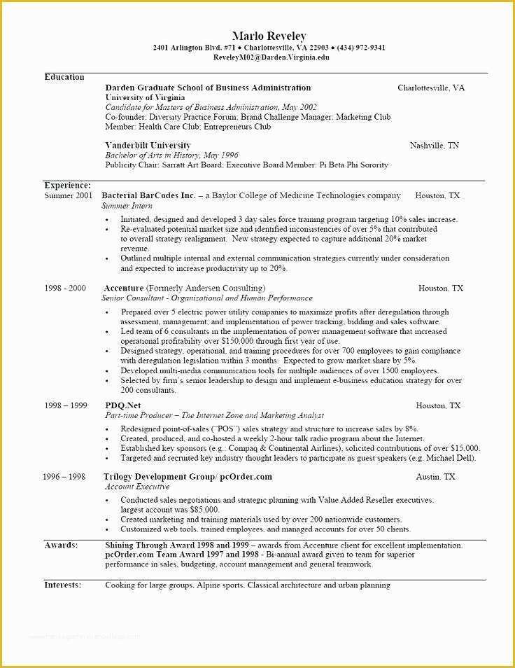 Free Resume Templates for Mac Of Downloadable Resume Templates for Mac Resume Template