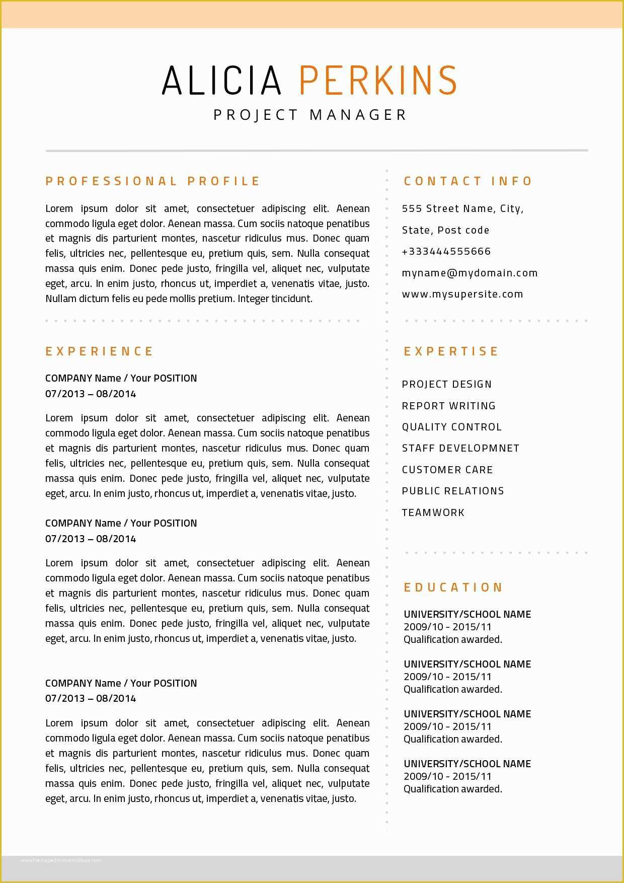 Free Resume Templates for Mac Of Free Creative Resume Templates for Mac Pages