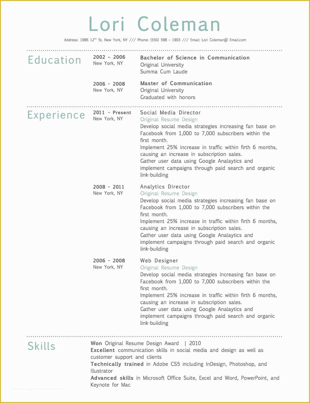 Free Resume Templates for Macbook Pro Of Free Resume Templates for Macbook Pro Resumes 95