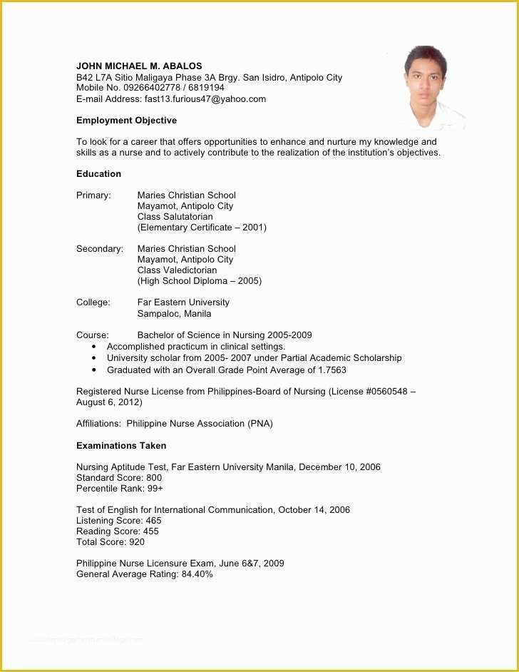 Free Resume Templates for No Work Experience Of 21 High School Student Resume Templates No Work Experience