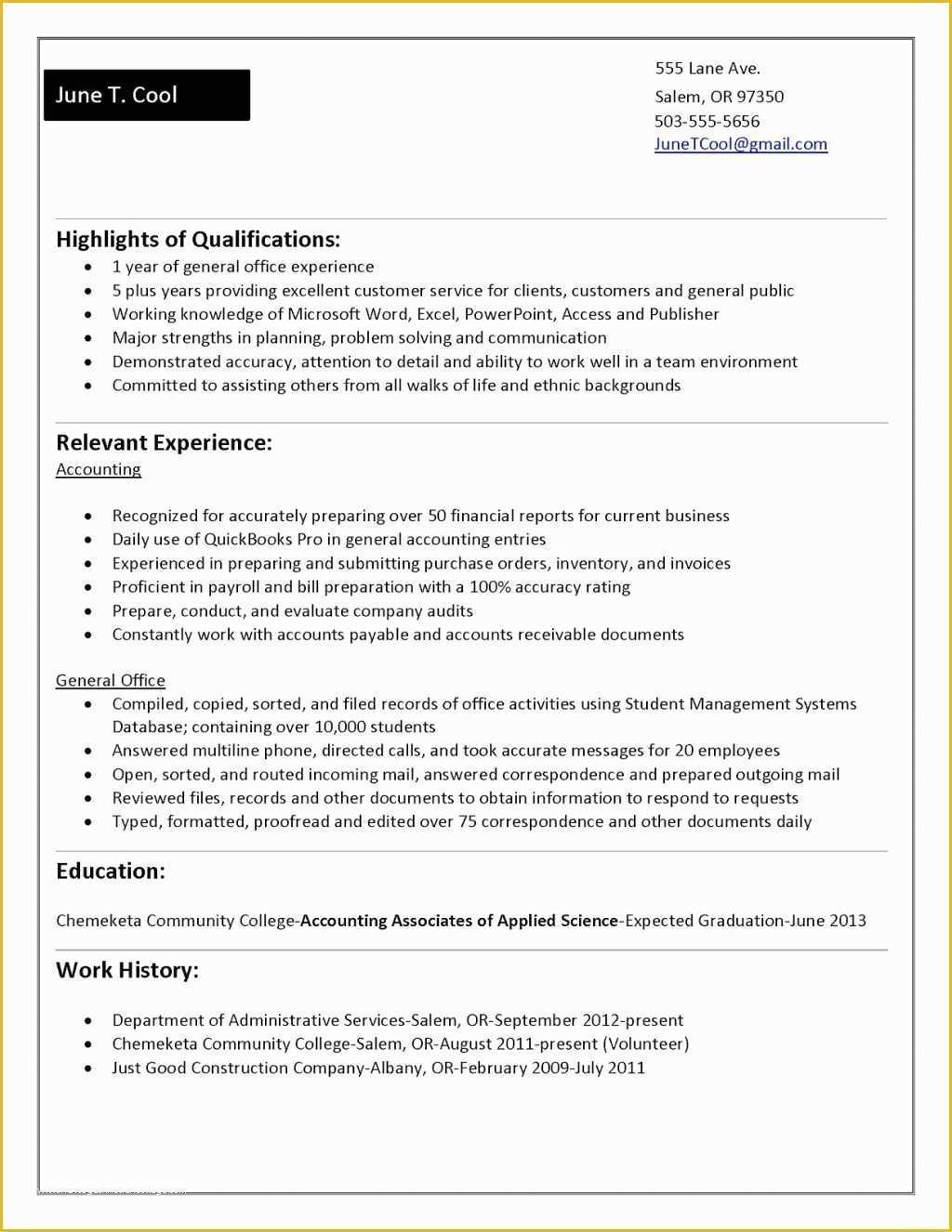 Free Resume Templates for No Work Experience Of No Work Experience Resume Template Tag Amazing Experience