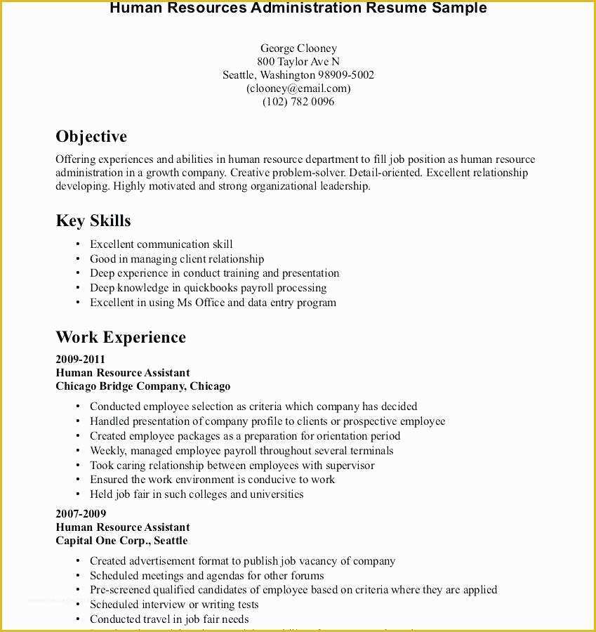 Free Resume Templates for No Work Experience Of Resume for High School Students with No Experience