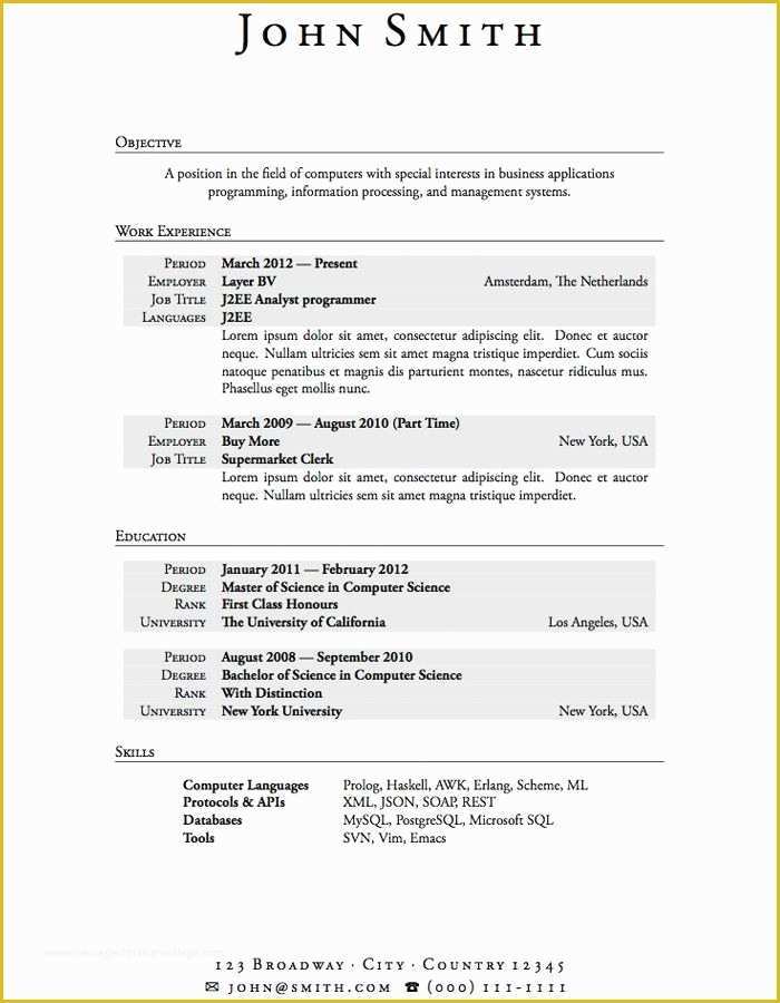Free Resume Templates for No Work Experience Of Resume Sample for High School Students with No Experience
