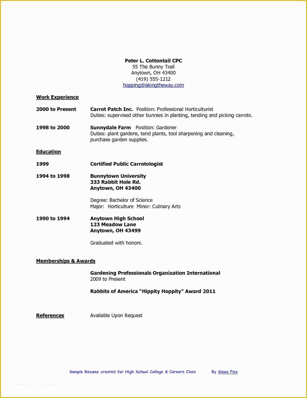Free Resume Templates for No Work Experience Of Resume Template Resume Template Free Templates for