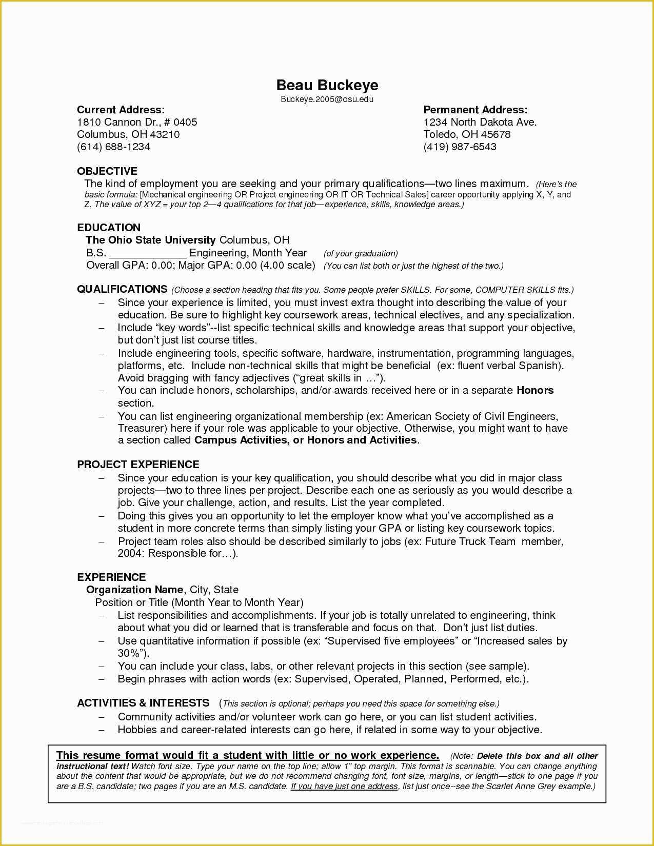 Free Resume Templates for No Work Experience Of Resume Template Work Study Resume Template Fabulous