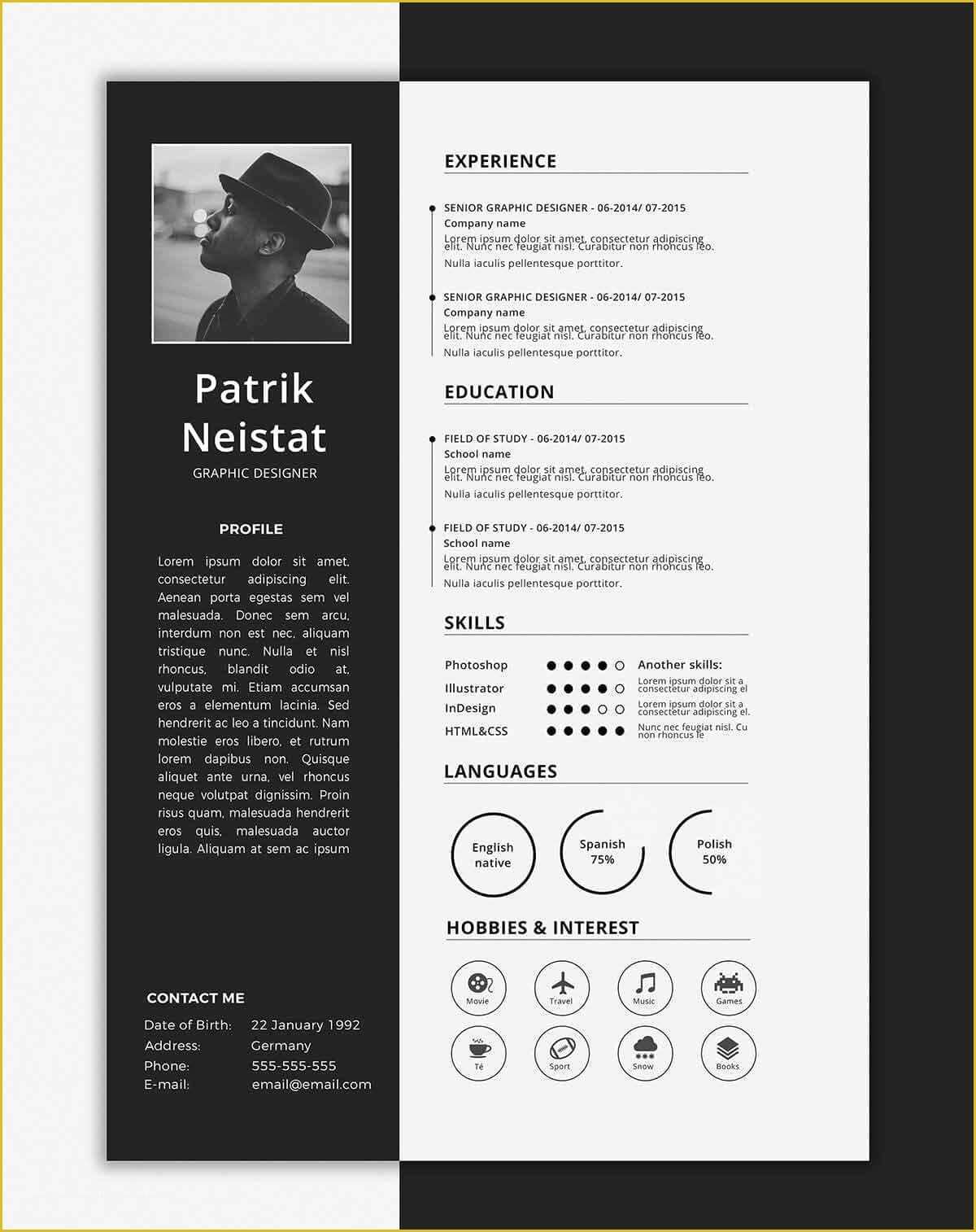 Free Resume Templates for Pages Of E Page Resume Templates 15 Examples to Download and Use now