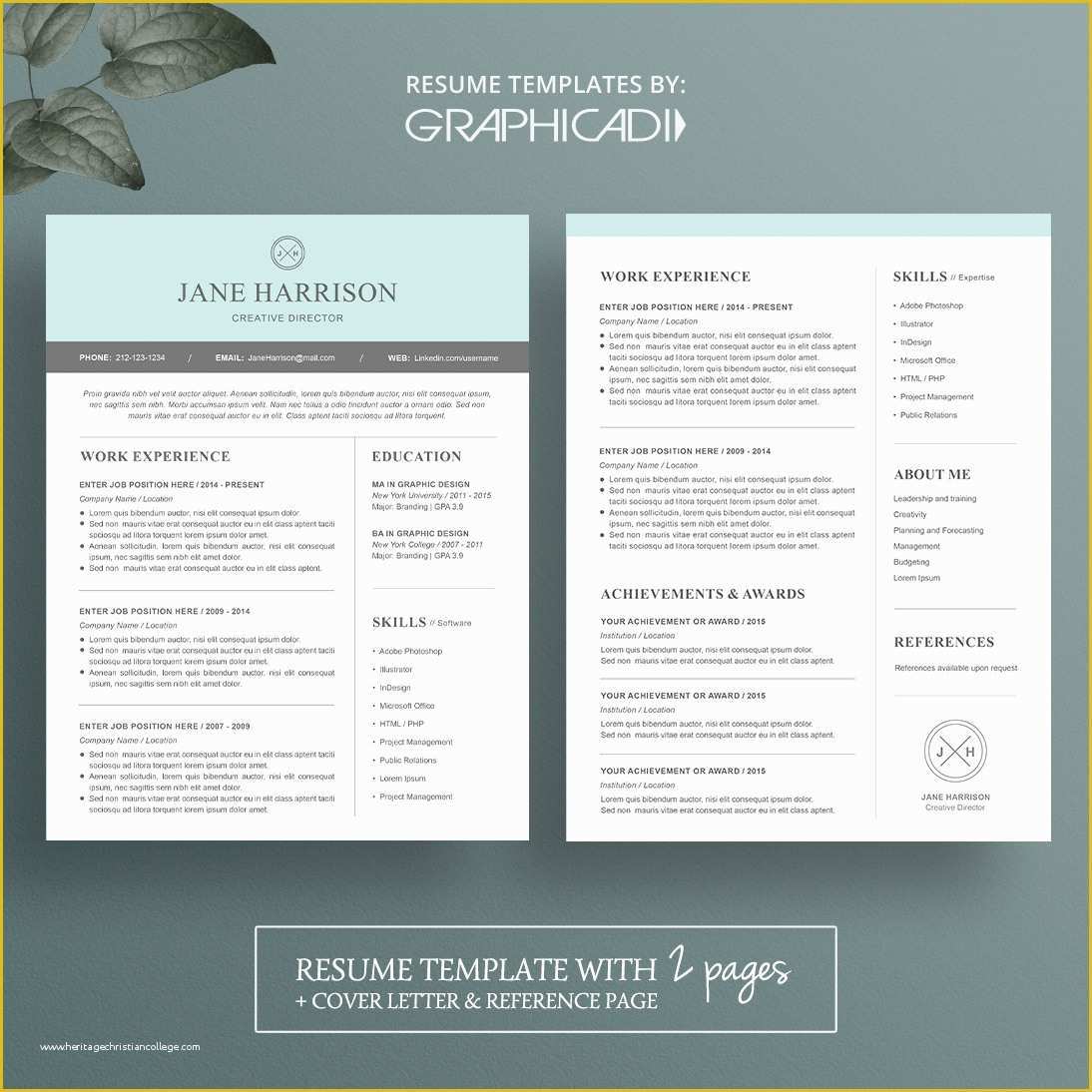 Free Resume Templates for Pages Of Modern Resume Template for Microsoft Word Limeresumes