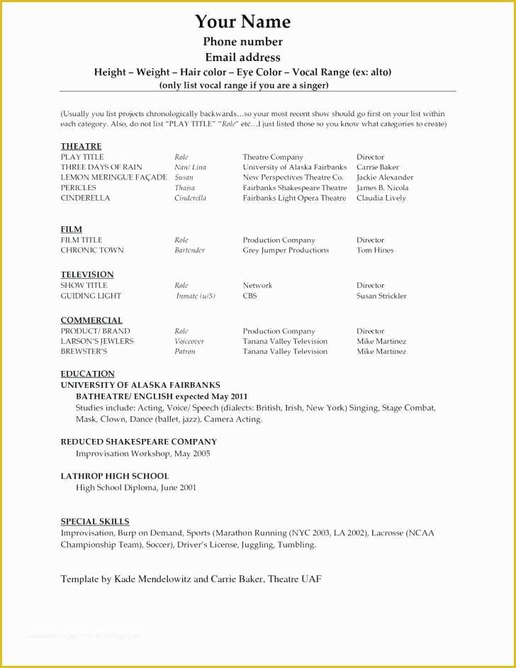 Free Resume Templates for Word Starter 2010 Of Fice Resume Templates