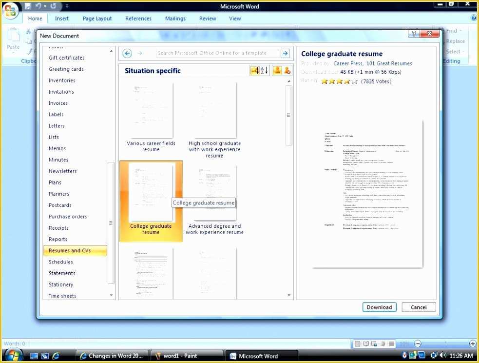 Free Resume Templates Microsoft Word 2007 Of 6 Resume Templates Microsoft Word 2007 Free Download Eirro