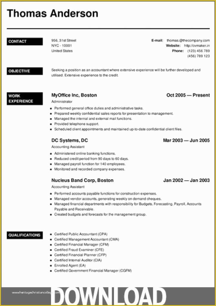 Free Resume Templates Microsoft Word 2007 Of Download 12 Free Microsoft Fice Docx Resume and Cv