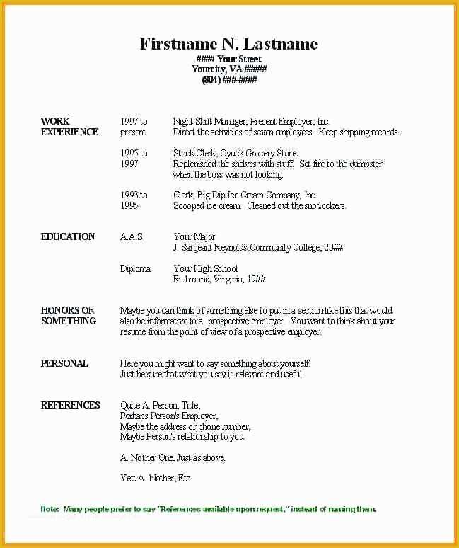 Free Resume Templates Microsoft Word 2007 Of Resume Ms Word Template Resume Templates Word Job Resume