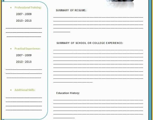 Free Resume Templates Microsoft Word 2007 Of Resume Template Free Download Microsoft Resume Resume