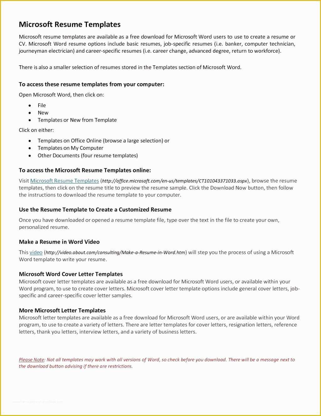Free Resume Templates Microsoft Word Of Resume Template Best Free Resume Templates 2019 My