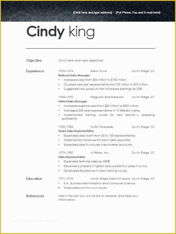 Free Resume Templates Open Office Writer Of Open Fice Writer Resume Template