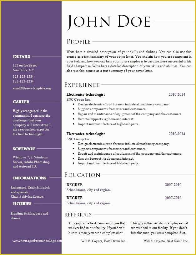 Free Resume Templates Open Office Writer Of Resume Template Download Fice