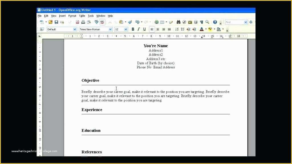Free Resume Templates Open Office Writer Of Resume Templates Openoffice