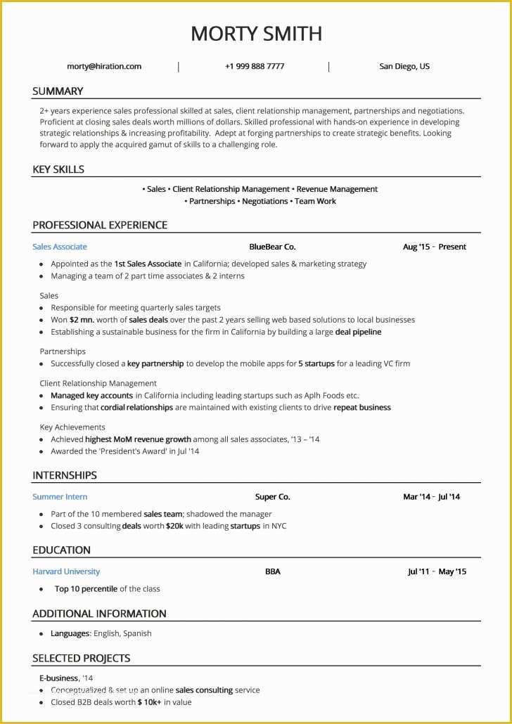 Free Resume Templates Pdf Of Resume and Template 53 Extraordinary Resume Free Template