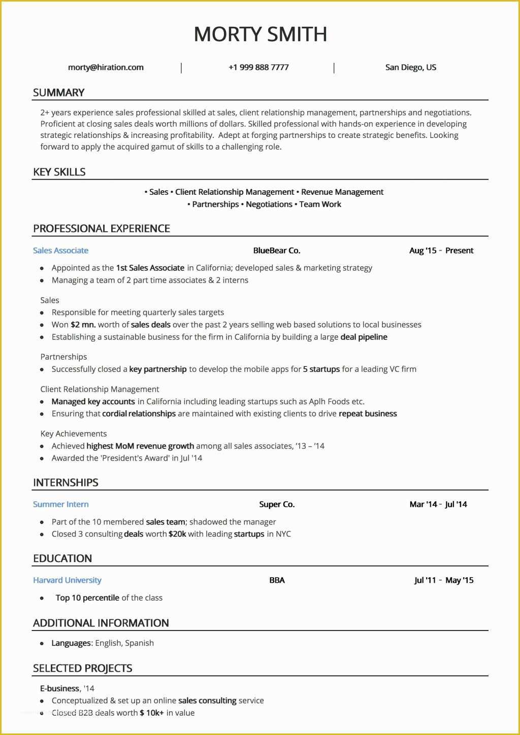 Free Resume Templates Pdf Of Resume and Template 53 Extraordinary Resume Free Template