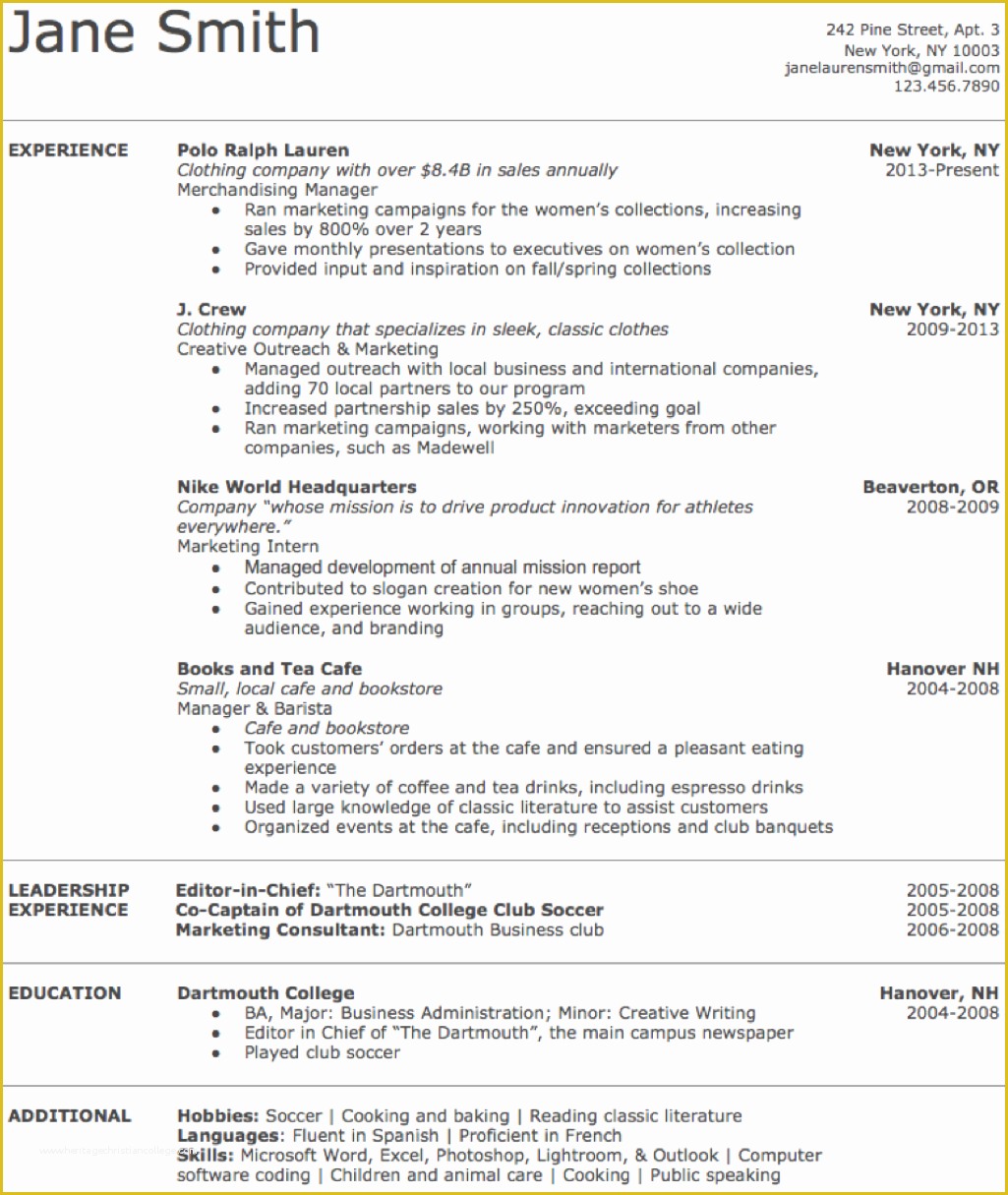 Free Resume Templates that are Actually Free Of 3 Actually Free Resume Templates Localwise