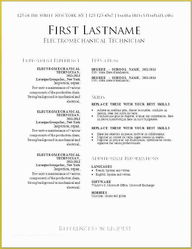 Free Resume Templates that are Actually Free Of Actually Free Resume Builder totally Free Resume Builder