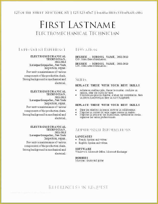Free Resume Templates that are Actually Free Of Actually Free Resume Builder totally Free Resume Builder