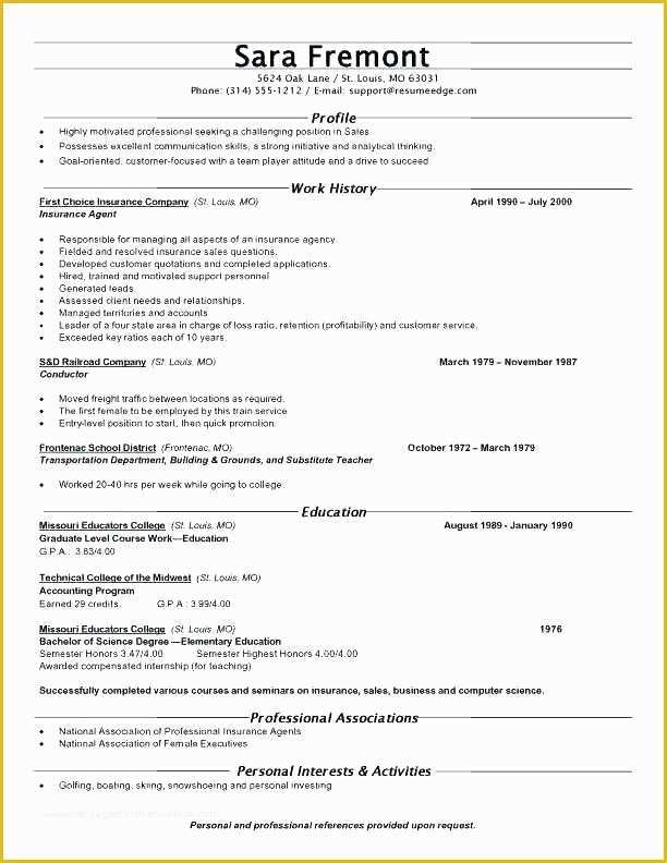 Free Resume Templates that are Actually Free Of Free Resume Maker – Mkmafo