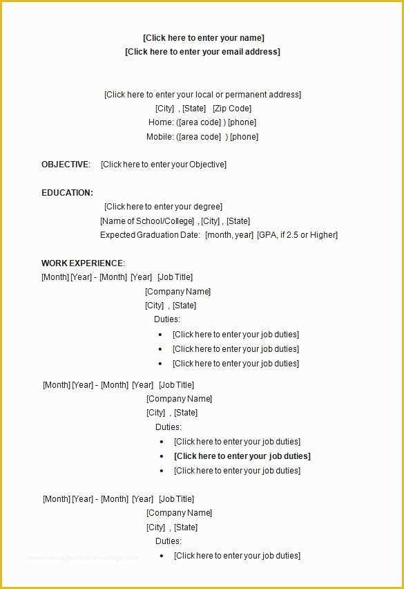 Free Resume Templates that are Actually Free Of Free Resume Templates for Word Talktomartyb