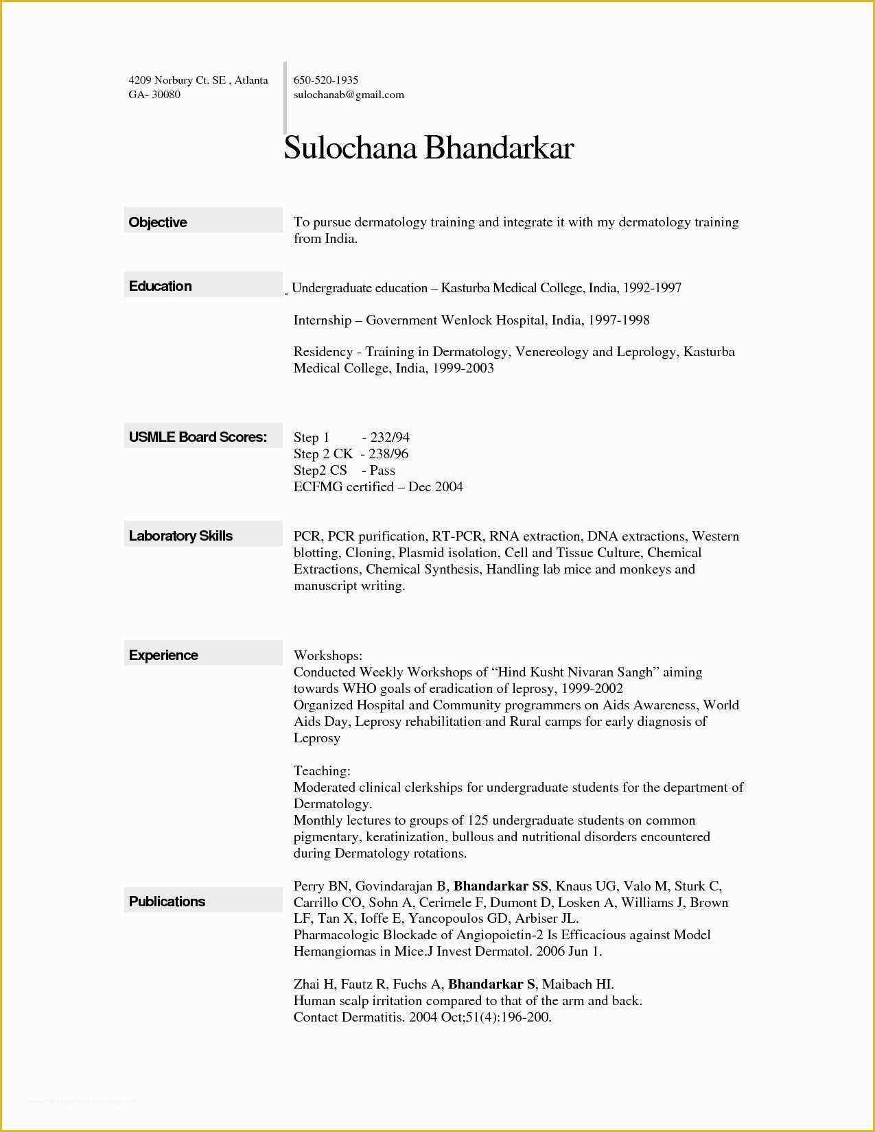 Free Resume Templates that are Actually Free Of Resume Template Really Free Resume Builder Template