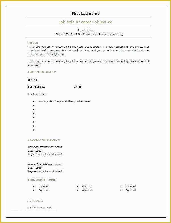 Free Resume Templates to Fill In and Print Of Resume forms to Fill Out Example Blank Template Cover Free