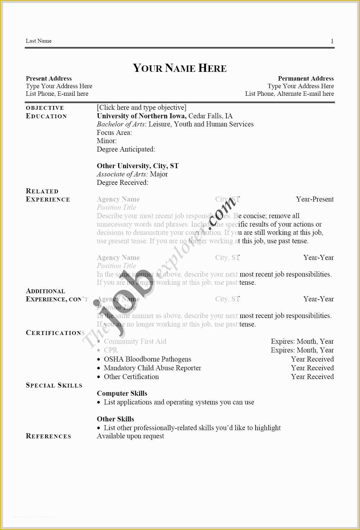 Free Resume Wizard Templates Of Inspirational Free Printable Resume Builder