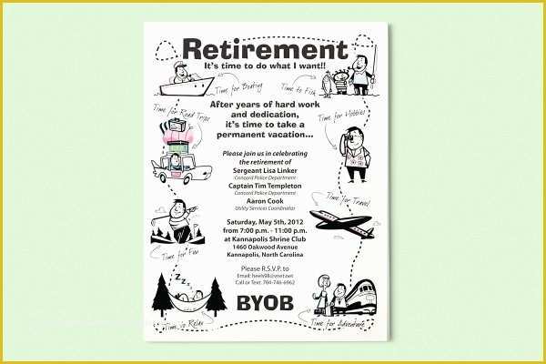 Free Retirement Flyer Templates Of 15 Retirement Flyers Psd Vector Eps Jpg Download