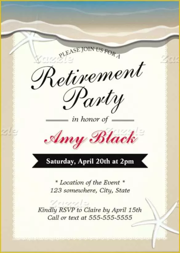 Free Retirement Flyer Templates Of 25 Retirement Invitation Templates Psd Vector Eps Ai