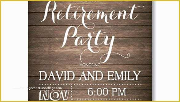 Free Retirement Party Invitation Templates for Word Of Retirement Party Invitation Templates
