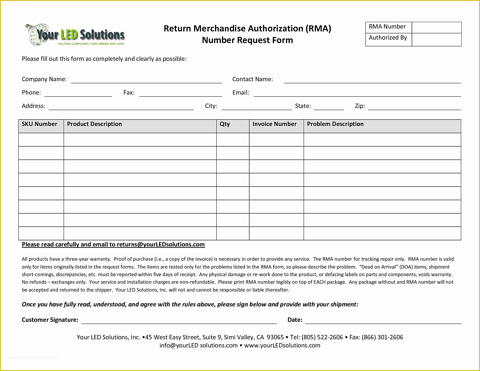 Free Return Authorization form Template Of Authorization form Template Portablegasgrillweber